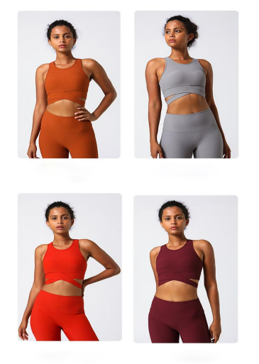 Breathable gym bra